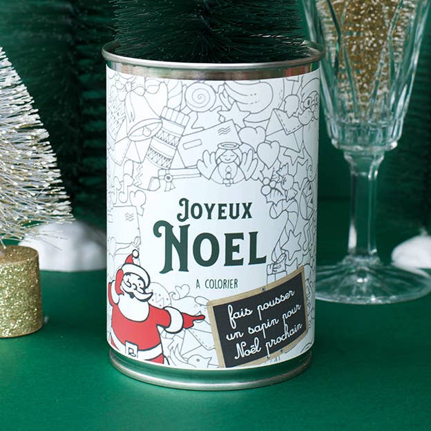 Kit de semillas «Merry Christmas Coloring» fabricado en Francia para venta al por mayor de MauvaisesGraines