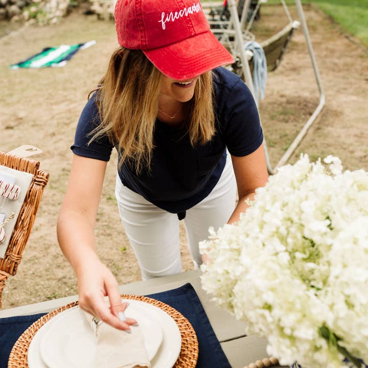 Waves of Grace Letter Co. - Wholesale Baseball Cap - Women's - Firecracker baseball hat10
