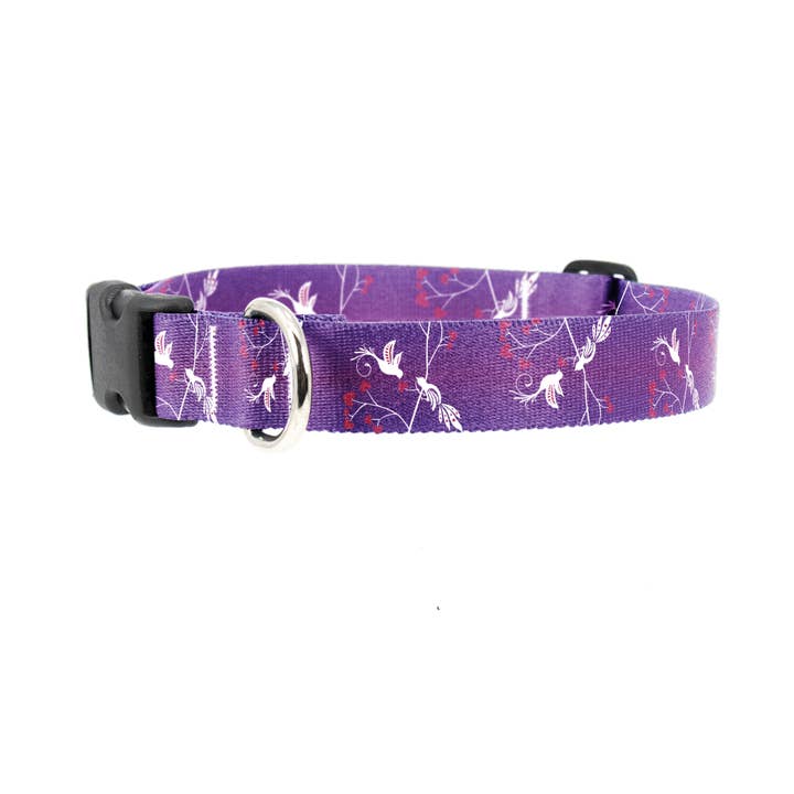 Love Birds Dog Collar - Made in the USA for wholesale by Buttonsmith