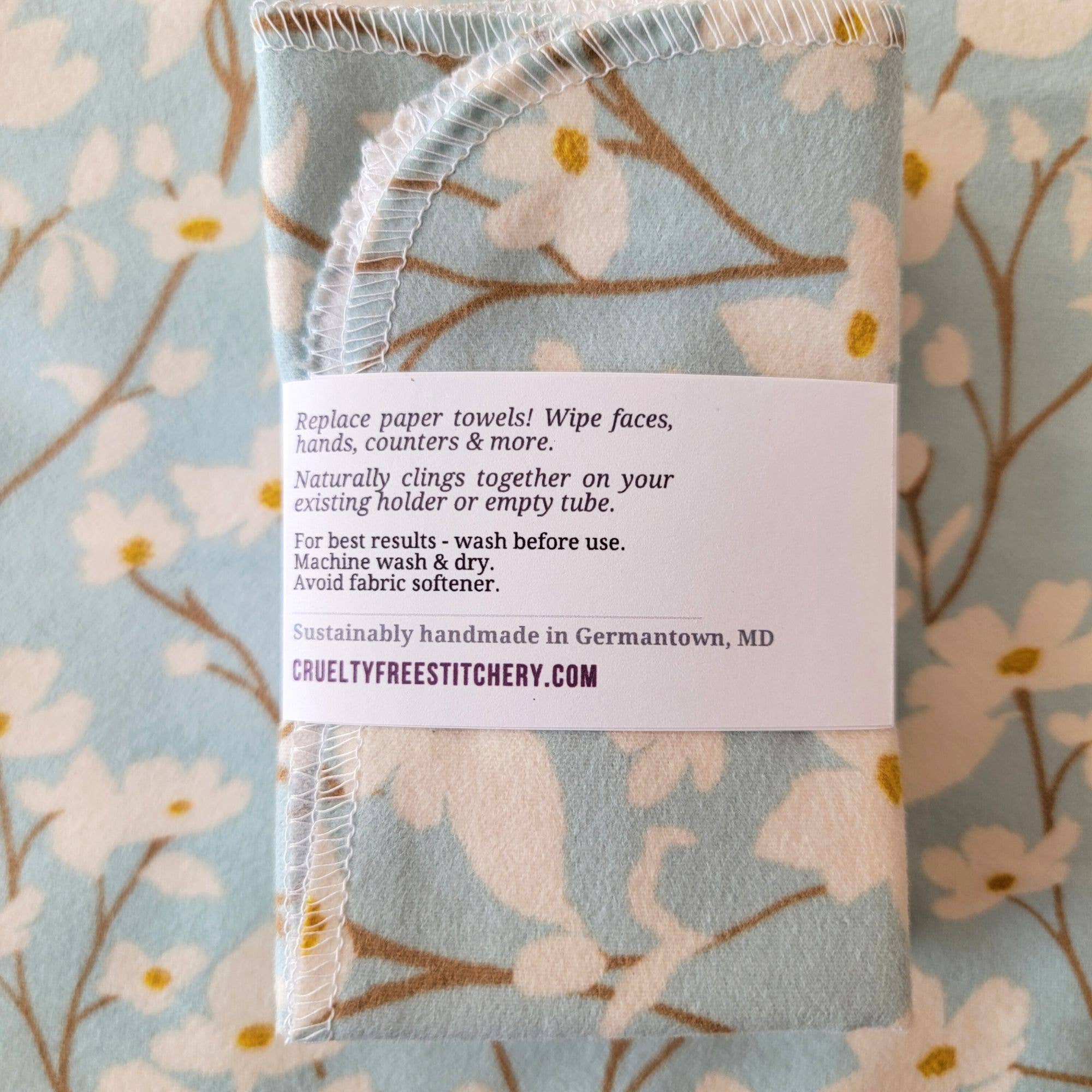 Cruelty-Free Stitchery - Wholesale Cleaning Cloth - NonPaper Towels - Assorted Prints6