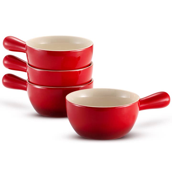 Kook - Wholesale Serve Bowl - Kook French Onion Soup Crocks, 24 oz, Set of 45