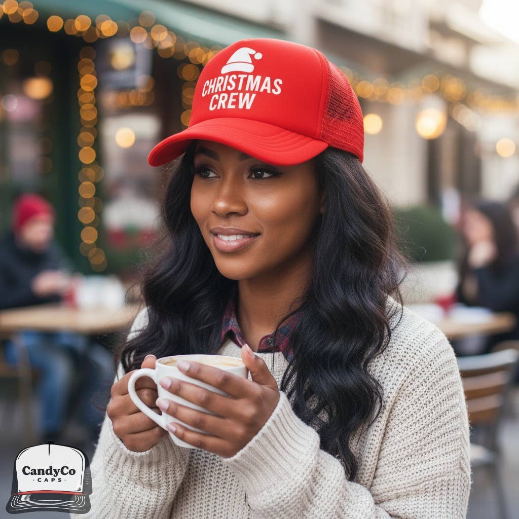 The Candy Collections – wholesale Trucker hat – Women’s – Christmas crew coworker party trucker hat0