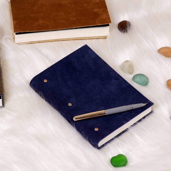 R K Handicrafts and Exporters - Wholesale Journal/Diary - Soft Cover Suede leather diary journal4