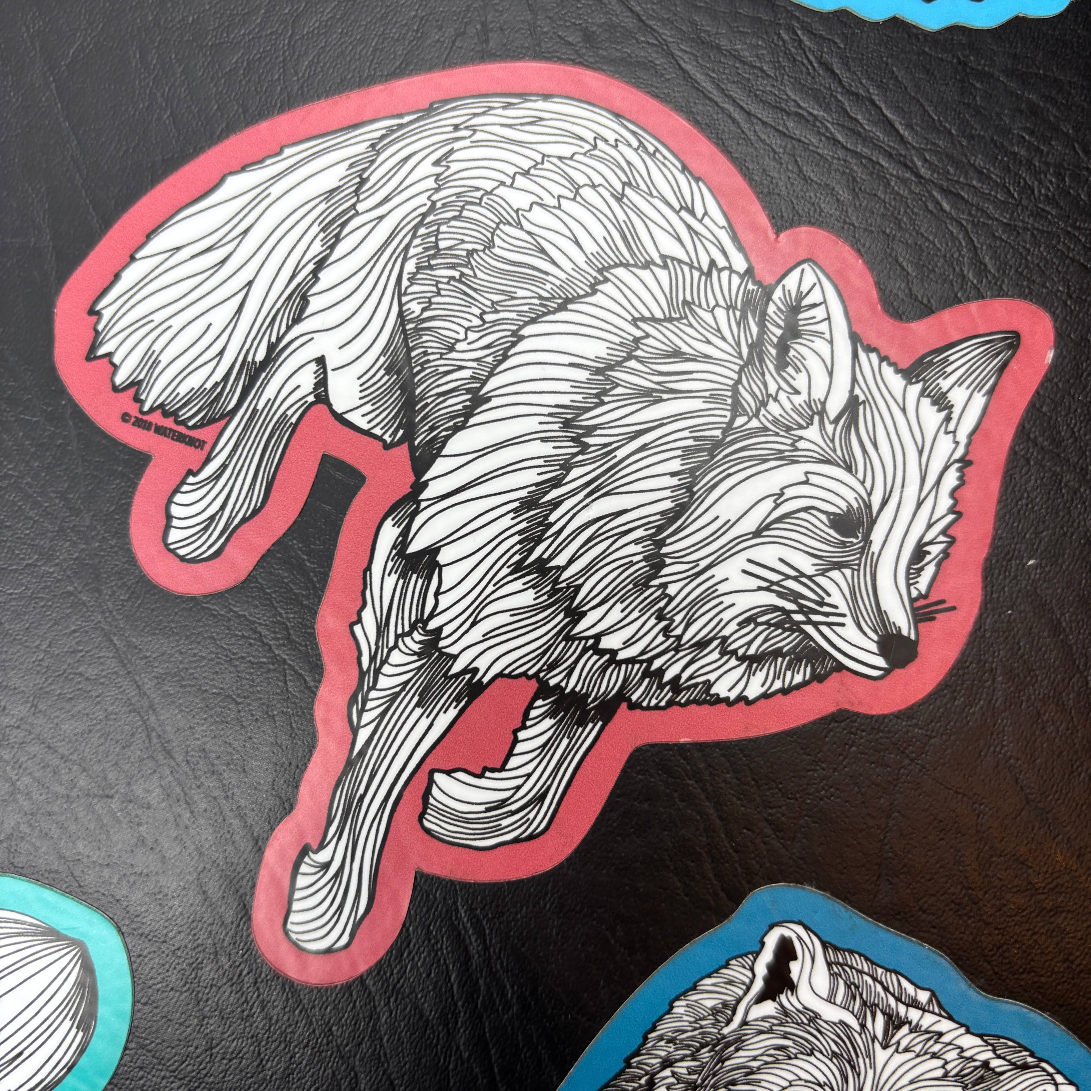 Waterknot - Wholesale Sticker - Fox Sticker1
