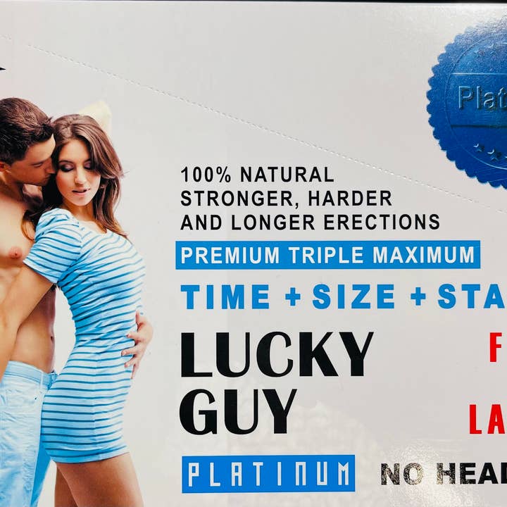 J&E Market - Wholesale Oral Supplement/Vitamin - Lucky Guy Platinum Super 18000 Male Enhancement Pill