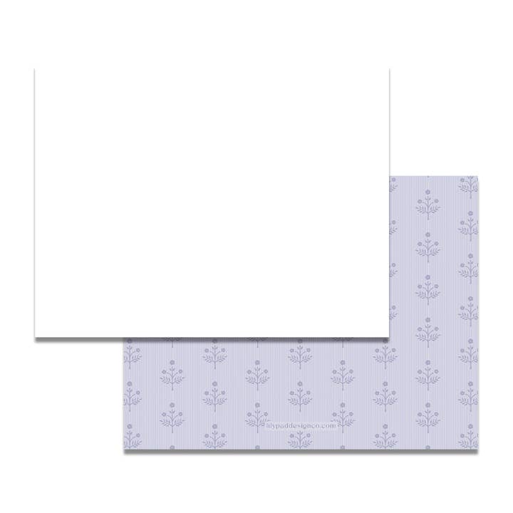 Purple Martha's Floral Stationery Set for wholesale by Lilypad Design Co.