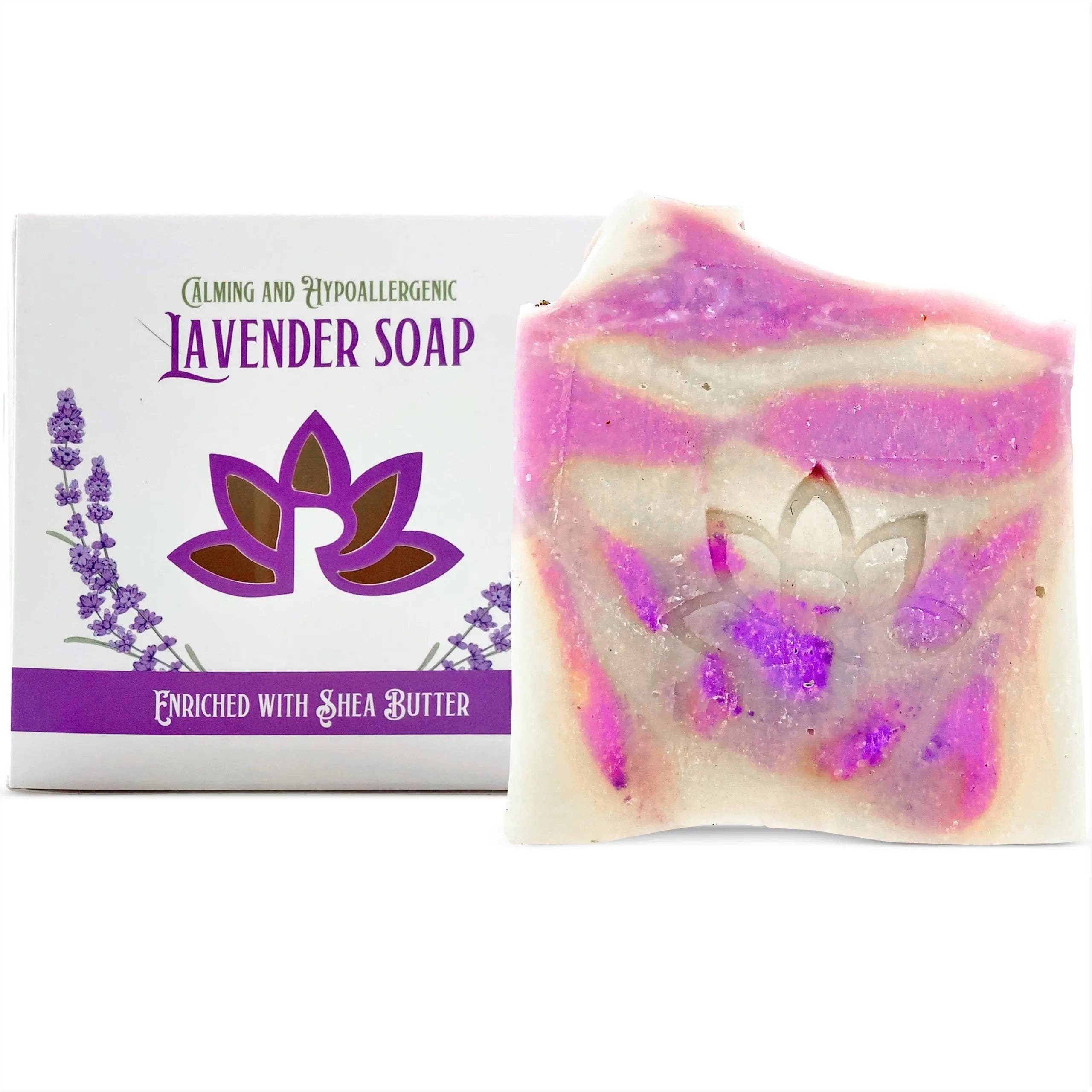 Relaxcation - Wholesale Bar Soap - French LAVENDER SHEA BUTTER All-Natural Soap Bar2