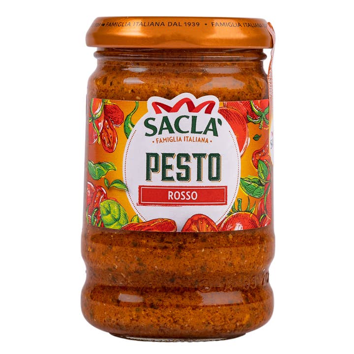 Red pesto 190g for wholesale by Sacla