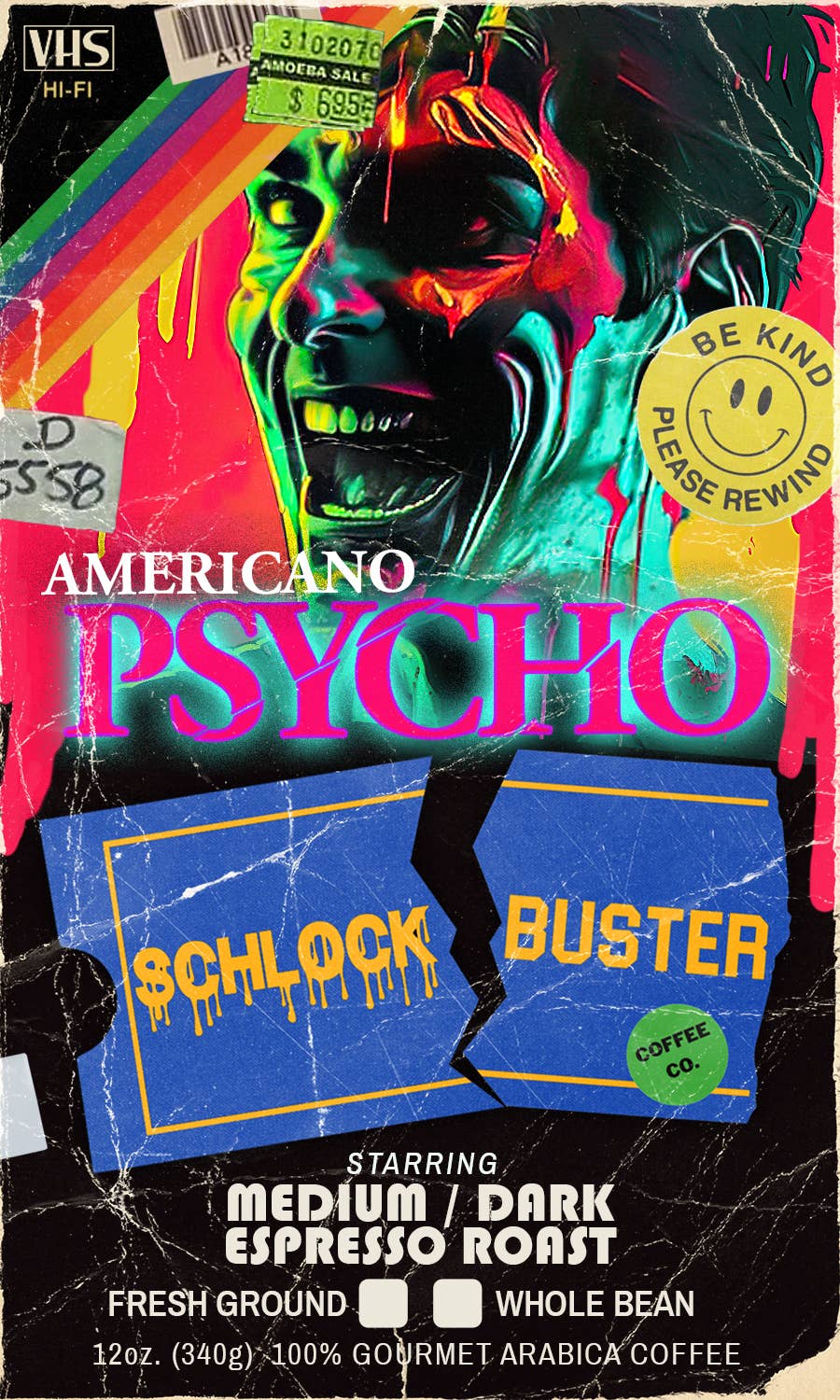 Coffin Creek Coffee - Vendita all'ingrosso Caffè macinato - Americano Psycho - Tostatura Espresso0