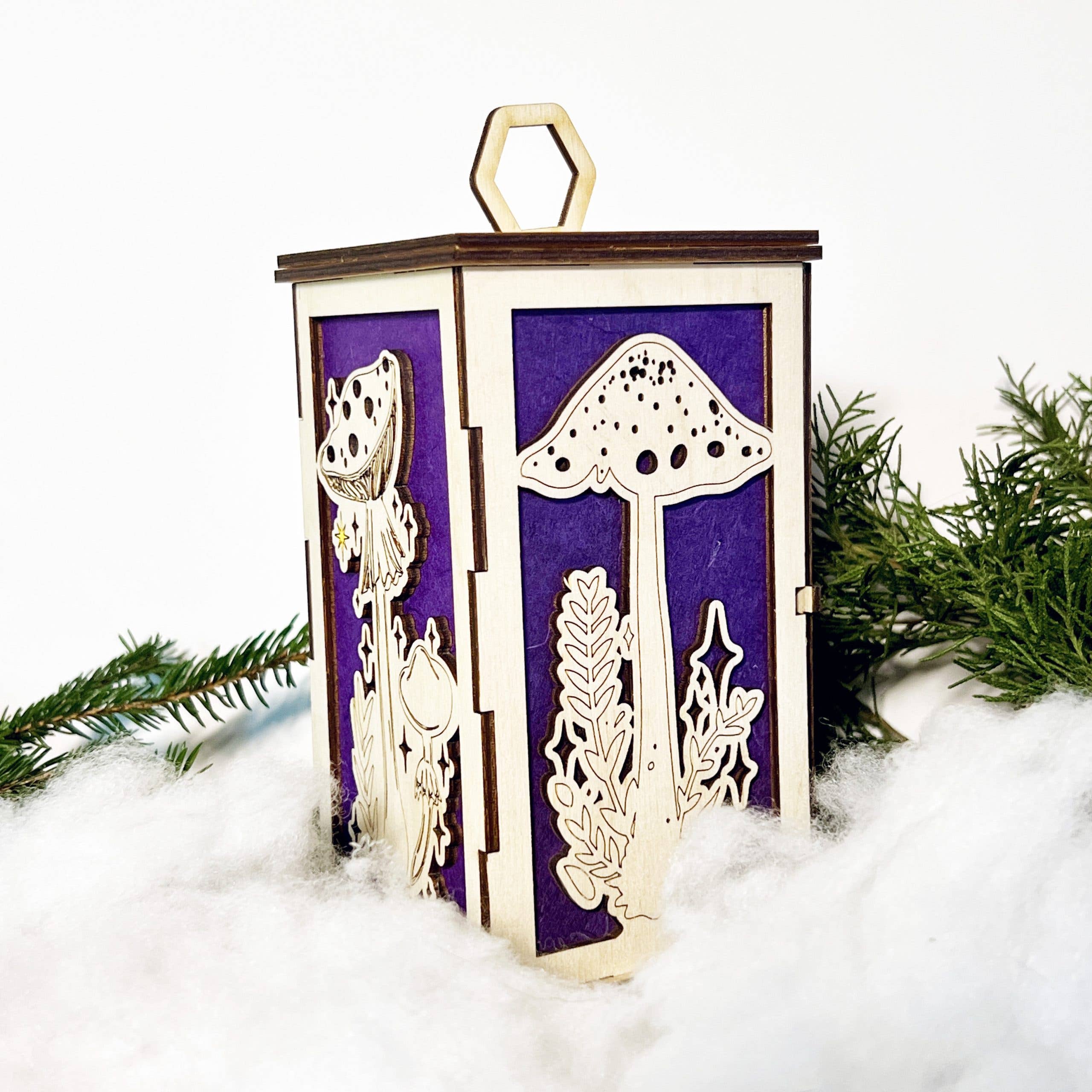 Squirrel Tacos Papercuts - Wholesale Lantern - Lantern – Mushrooms, Toadstools, and Crescent Moons4