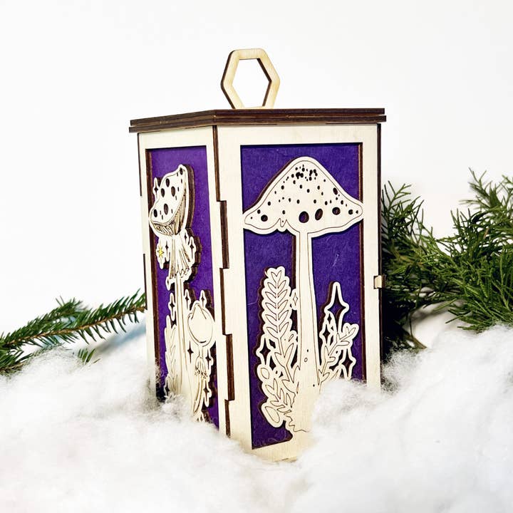 Squirrel Tacos Papercuts - Wholesale Lantern - Lantern – Mushrooms, Toadstools, and Crescent Moons4