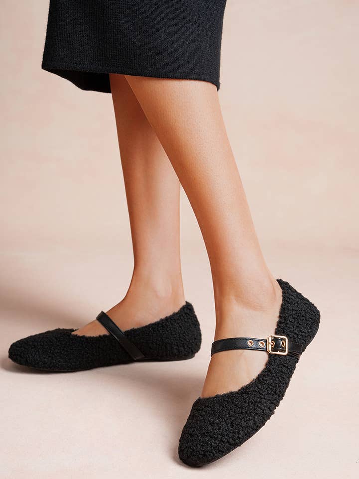 LADY GLORY - Wholesale Flats - Women's - Ballet flats with belt buckle5