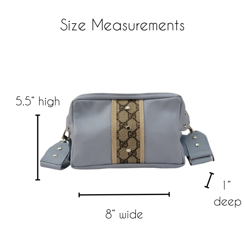 Beaudin – wholesale Midjeväska - Dam – Bella bältesväska i chambrayläder | Återvunnen GG3