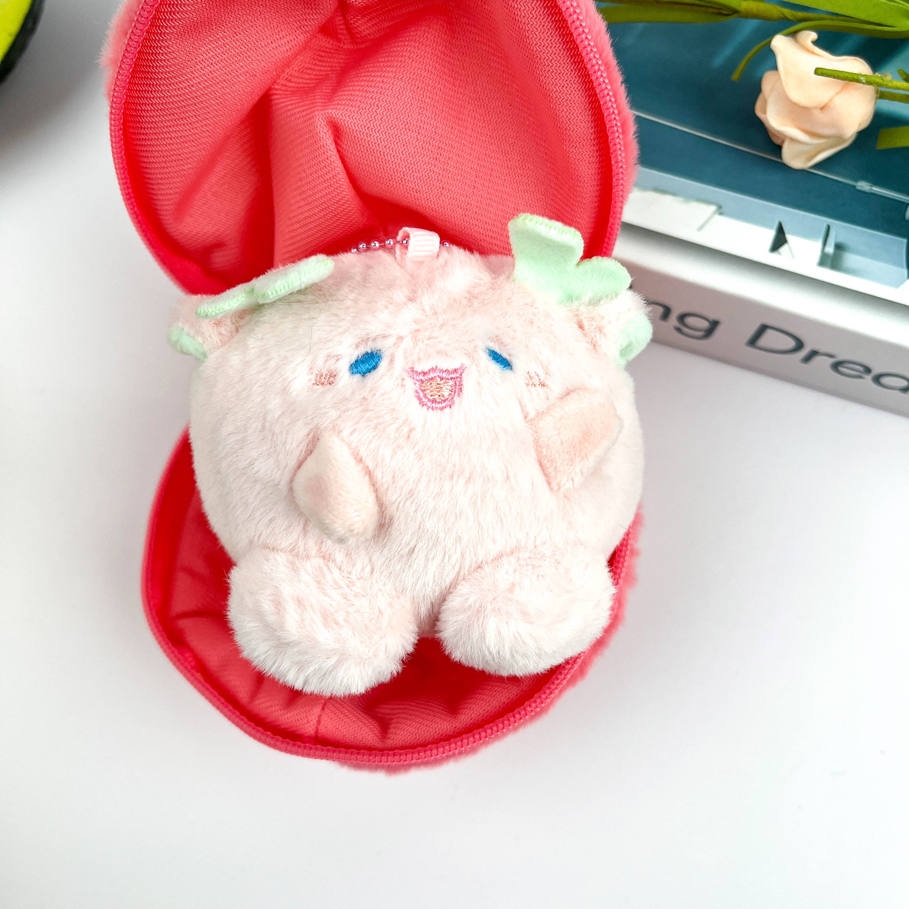 SoapElenGlen - Venta al por mayor Llavero - Mujer - Llavero colgante peluche transformable con forma de fruta12