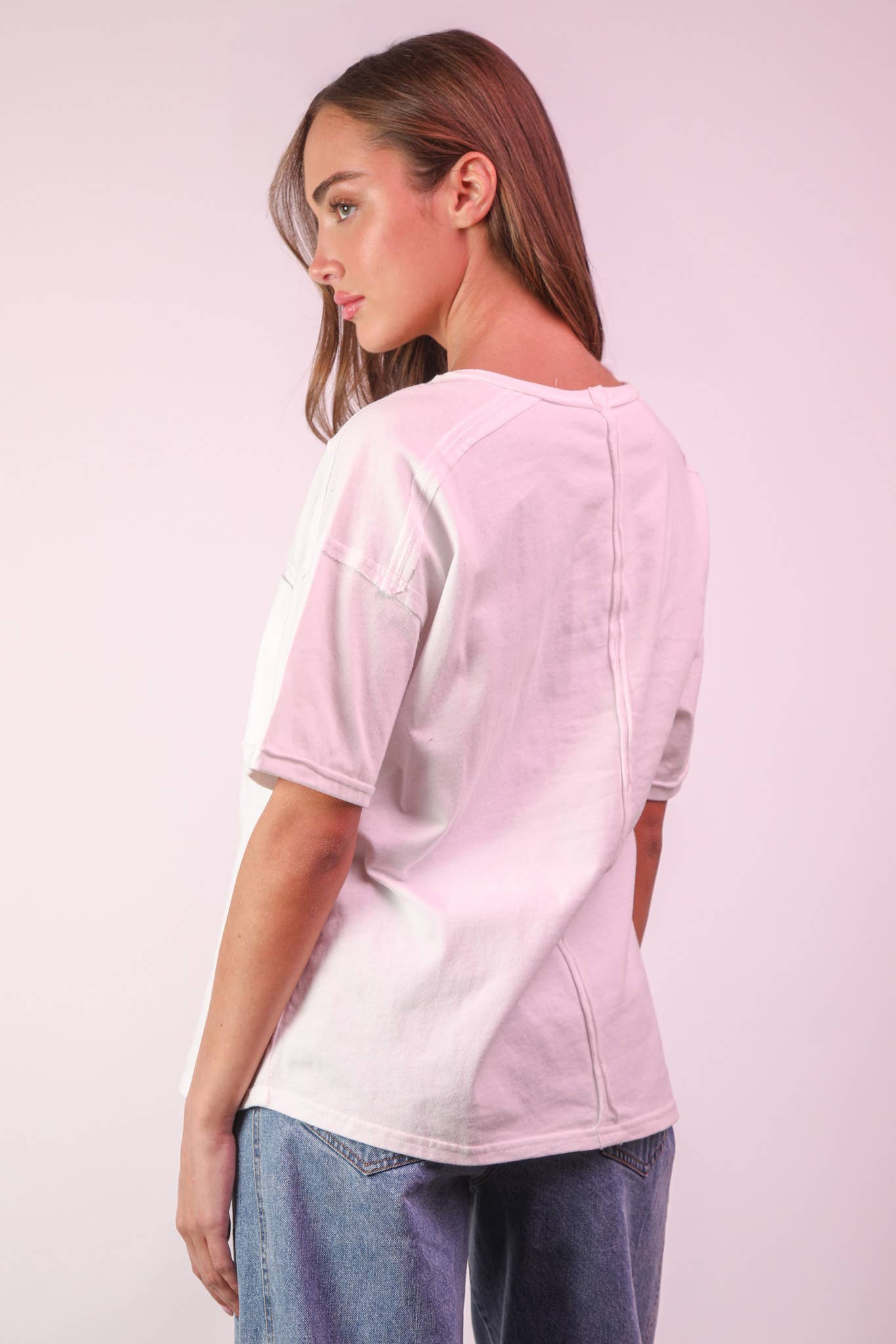 VERY J - Wholesale Knit Top - Women's - NT11108-Mineral Washed Knit Top with Pocket31