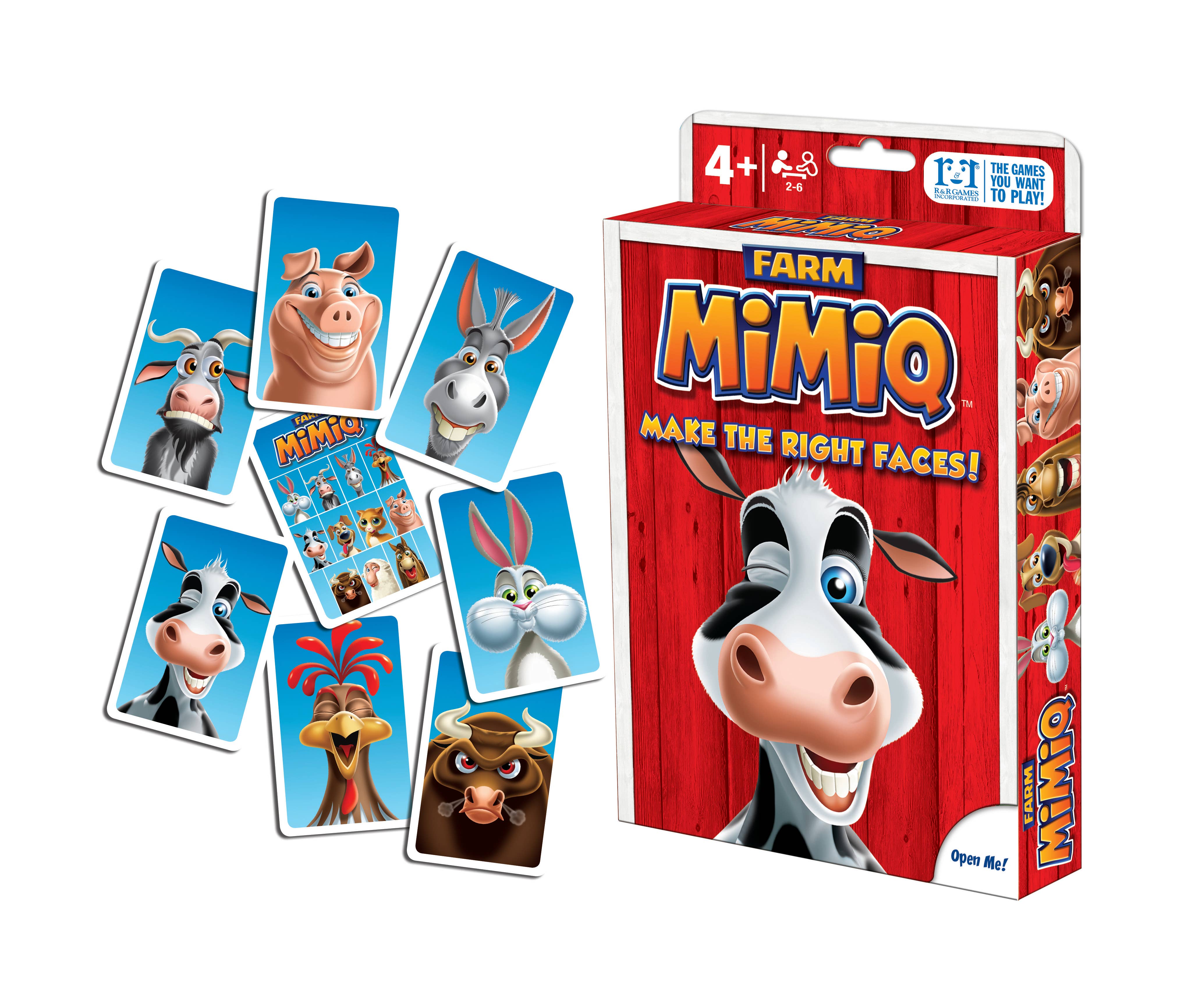 R & R Games - Wholesale Card Game - Mimiq Farm animal card game1
