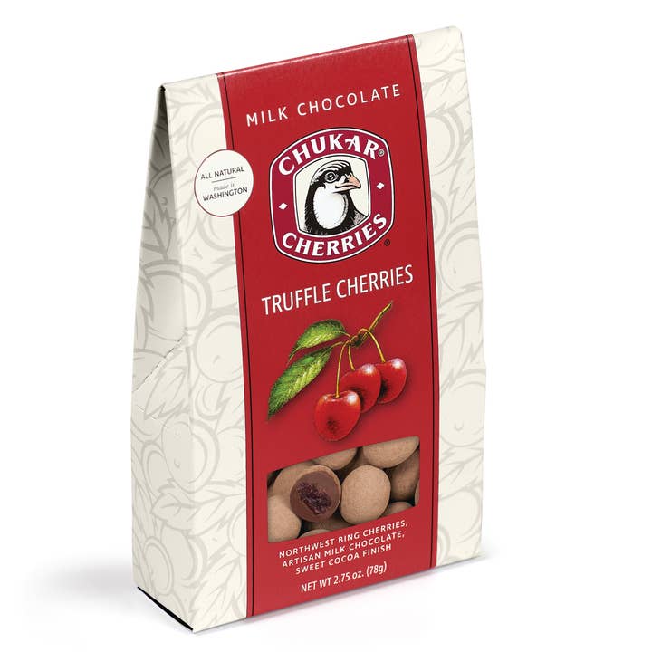 2.75 oz Truffle Cherries - Milk Chocolate for wholesale by Chukar Cherry Company