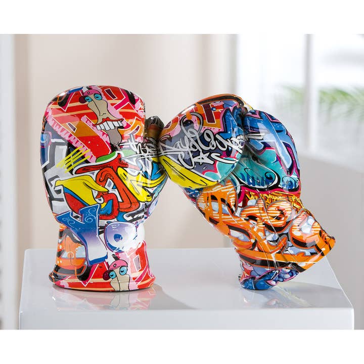 Gilde Handwerk Macrander GmbH & Co. KG - Wholesale Decorative Tabletop Object - Decorative object Bohandschuh Street Art H.17 cm1