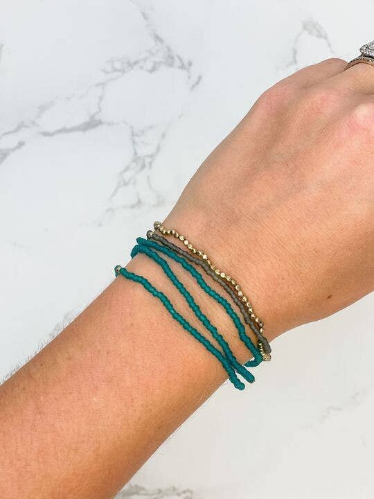 Petite glas pärla Stretch armband uppsättningar för wholesale av Prep Obsessed Wholesale