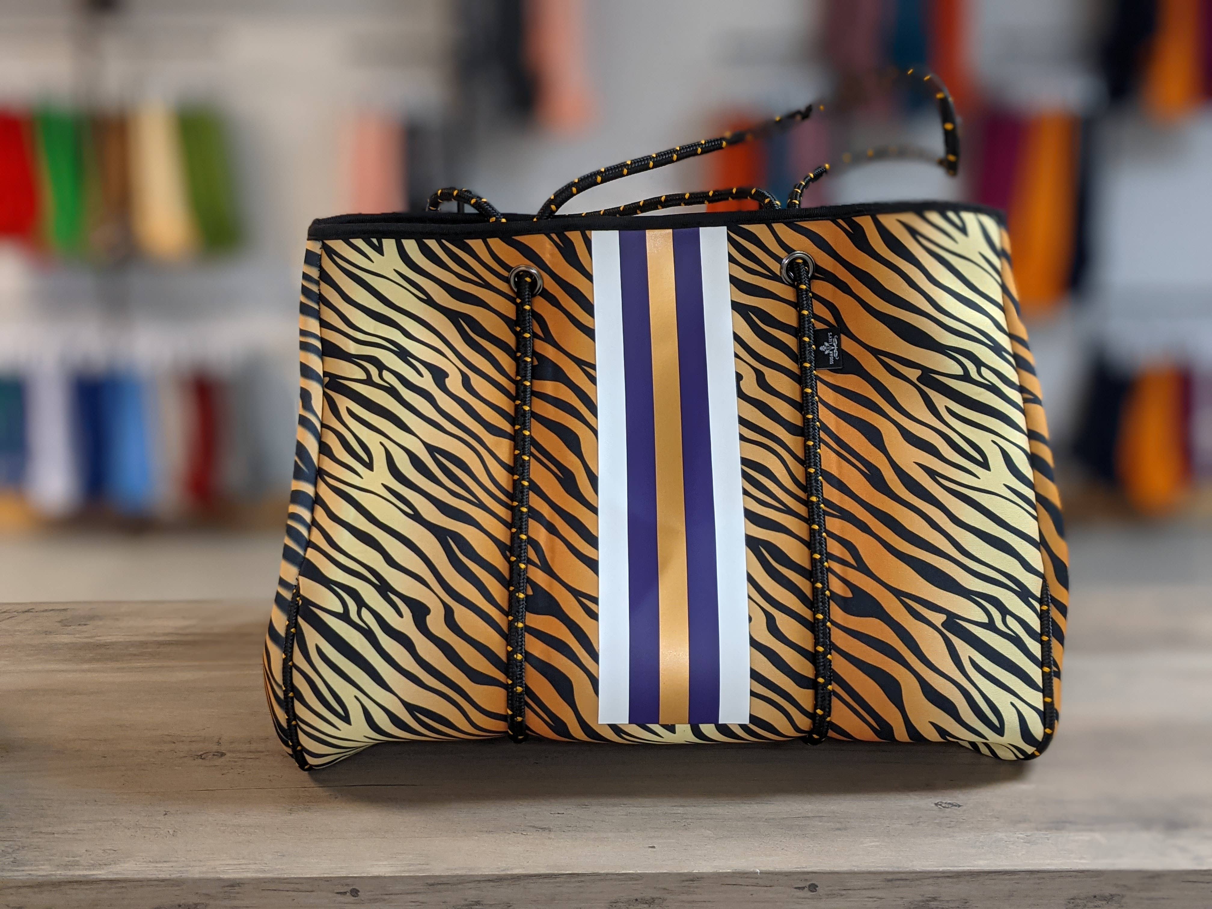 Sugar Lily's - Wholesale Tote Bag - Women's - Sugar Lily's- Neoprene Spirit Collection- Tiger1