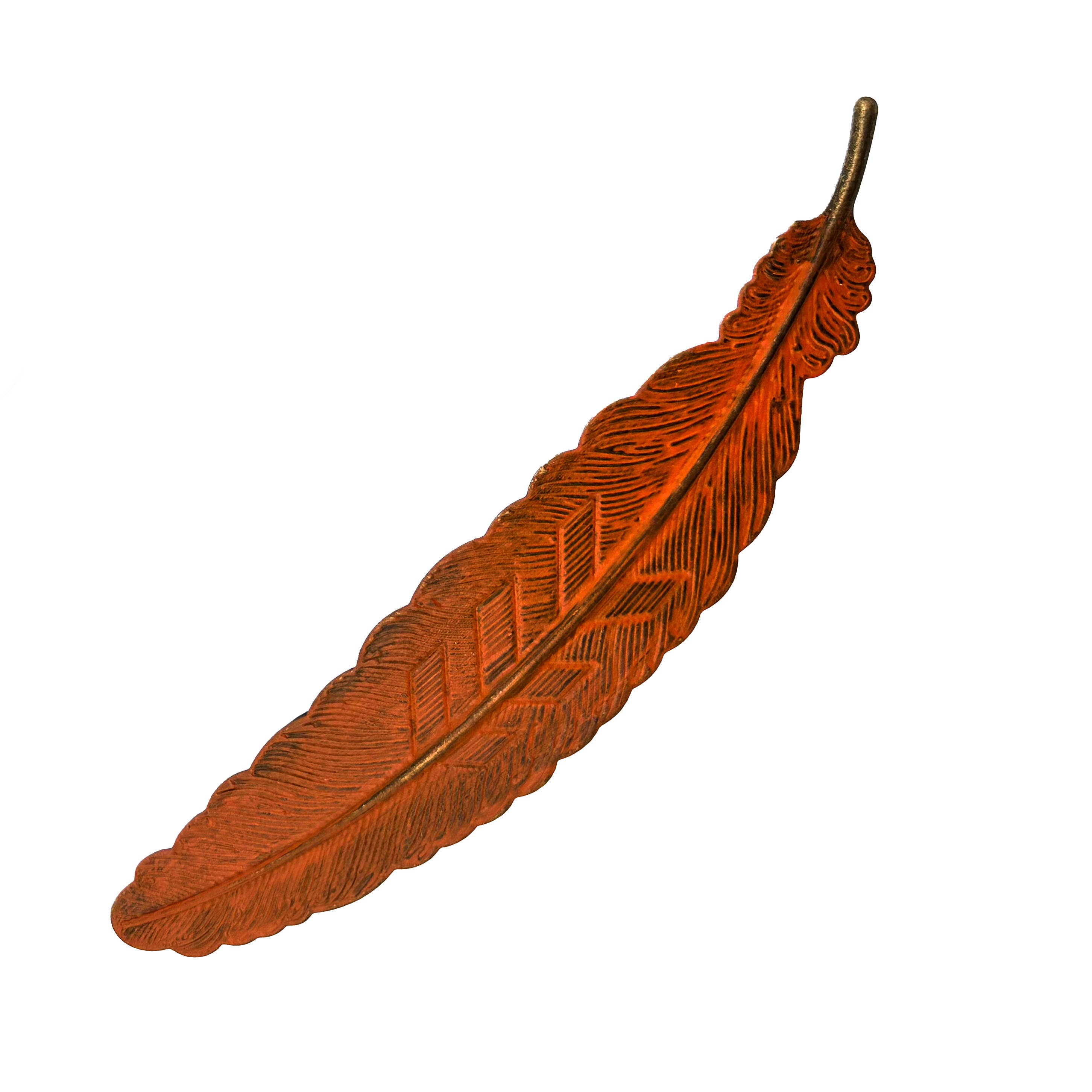 Gleeful Peacock - Wholesale Barrette - Women's - Feather Quill Boho Barrette3