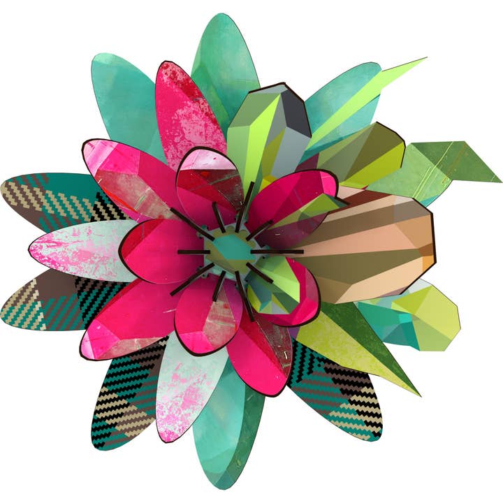 Miho - Decorative Flower (large) - Aurora Borealis for wholesale by Miho Unexpected Things