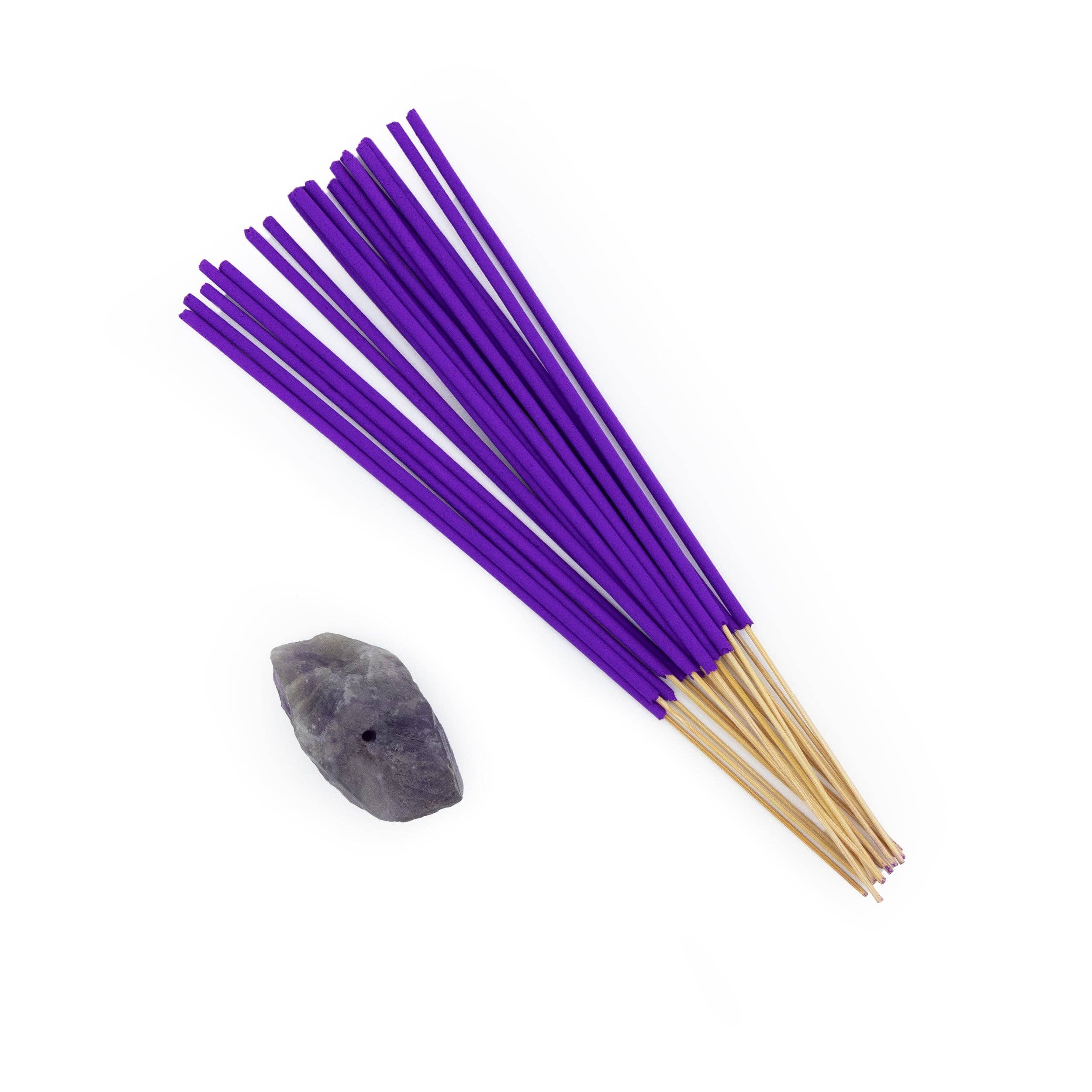 Robert Frederick Ltd - Wholesale Incense Holder - Strength Incense and Crystal Holder - Lavender & Eucalyptus Scent with Amethyst Crystal1