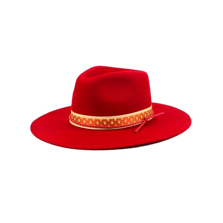TRINIDAD RANCHER HAT - RED for wholesale by BORN TO ROAM