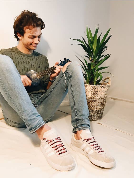 The Shoelace Brand - Wholesale Shoelaces – Women’s - Coral Cornsnake – Pink & Black Snake Print Shoelaces2