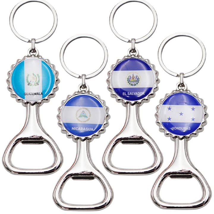 Cap Zone - Wholesale Bottle/Wine Opener - Central America Country Crown Bottle Opener