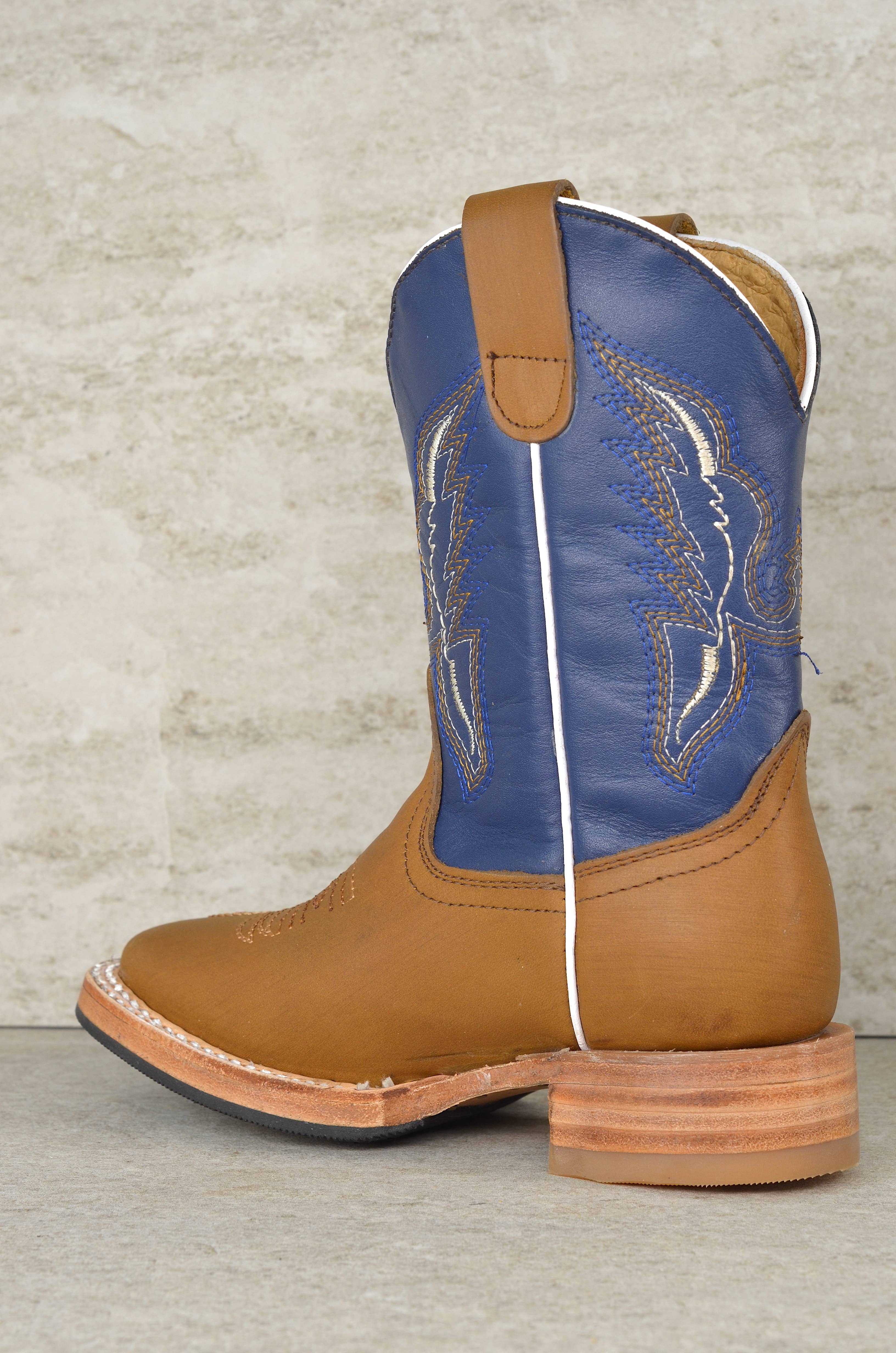 BLEU 3105 BOTTES CARRÉES LARGES BLEUES ENFANTS en vente sur Faire4