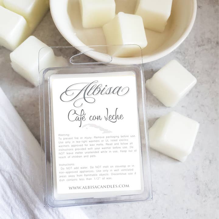 Albisa Candles - Wholesale Wax Melt - Café con Leche Wax Melt