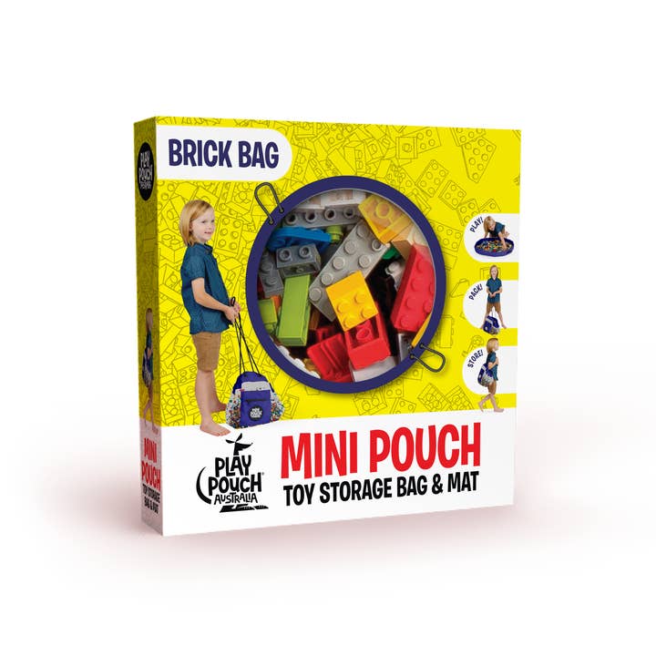 NEW Brick Bag Mini Pouch for wholesale by Play Pouch Australia