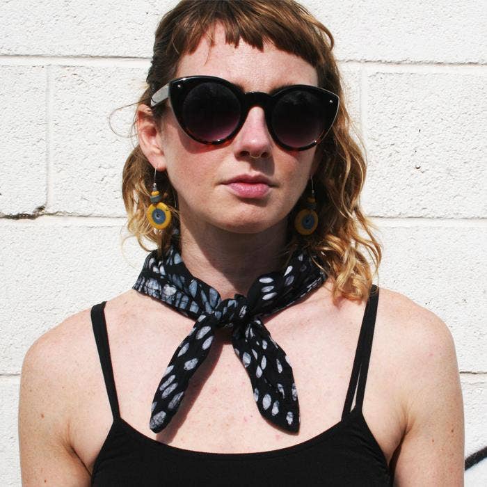 Global Mamas - Wholesale Bandana - Women's - Hand Batiked Organic Cotton Bandanas: Assorted Fabric1