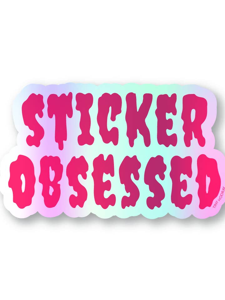 Sticker Obsessed for wholesale by Tiny Hooray