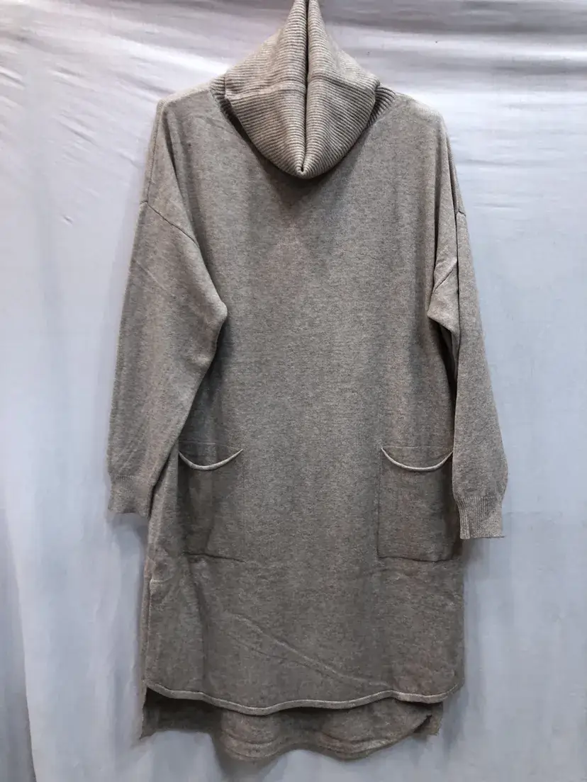 Mimi & Gogo - Wholesale Dress - Women's - Sweater dress with turtleneck sweater @2986_SweaterDressTurtleneckSweater16