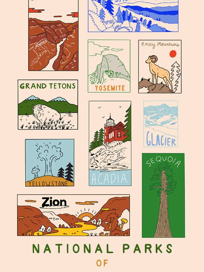 NATIONALE PARKEN VAN AMERIKA voor wholesale door Buen Dia