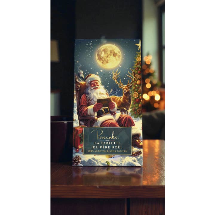 Weihnachtstafel – Haselnuss-Sablé, Zartbitterschokolade, Clementine für den Großhandel von Purecake