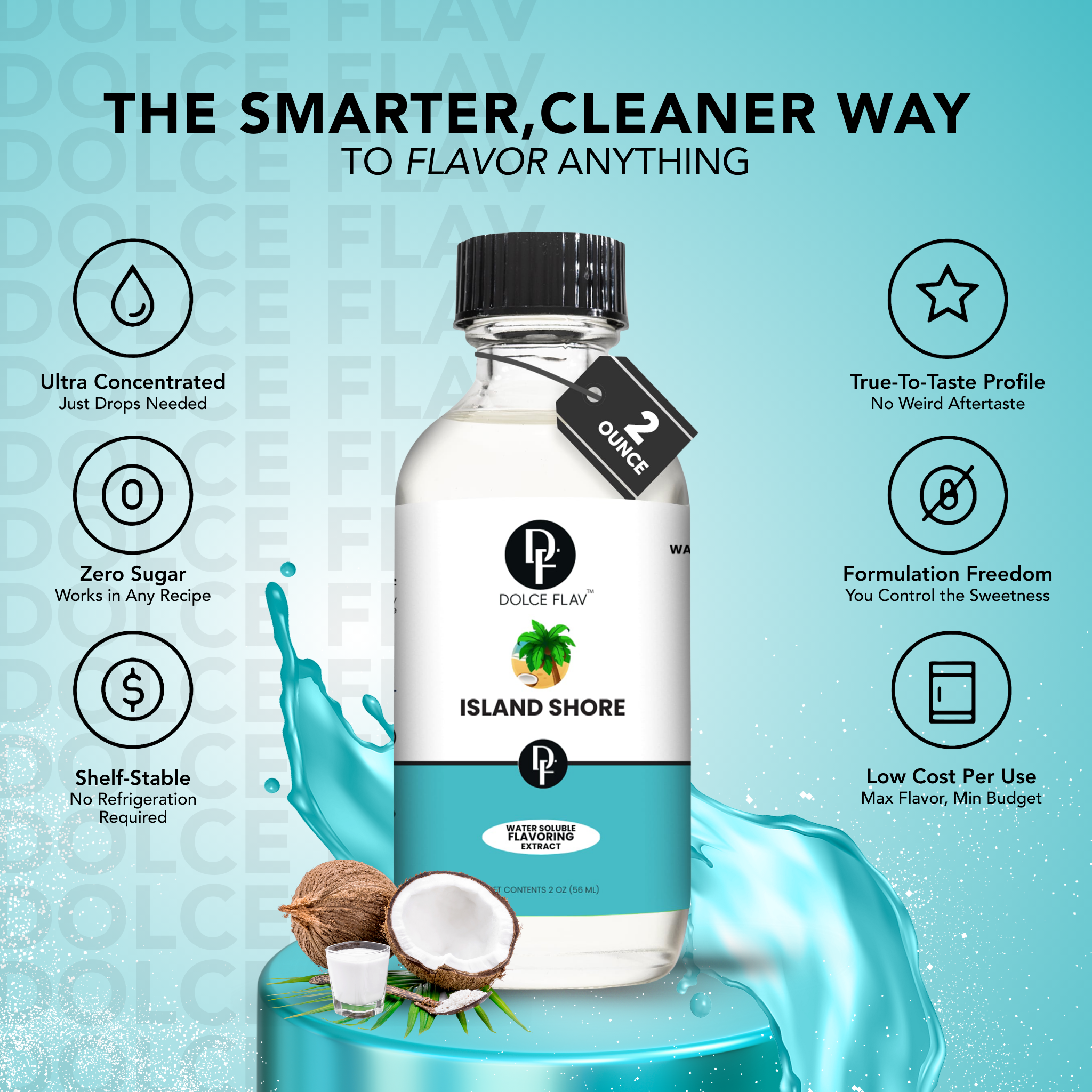 Dolce Flav - Wholesale Vanilla/Fruit Extract - Island Shore Extract2