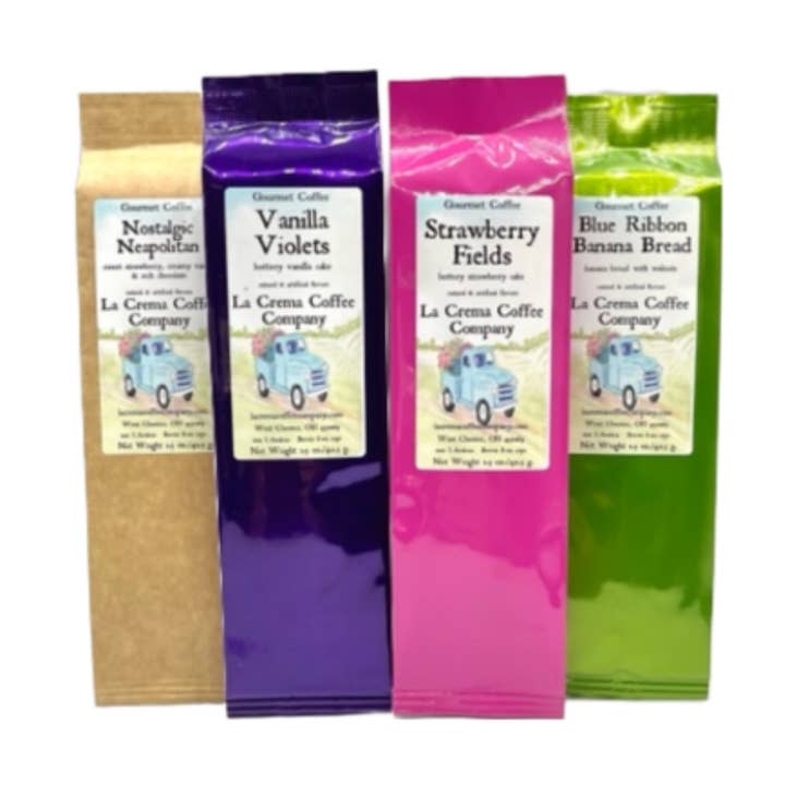 1.5oz Perfect Coffee Pot Spring Truck Collection for wholesale by La Crema Coffee Company