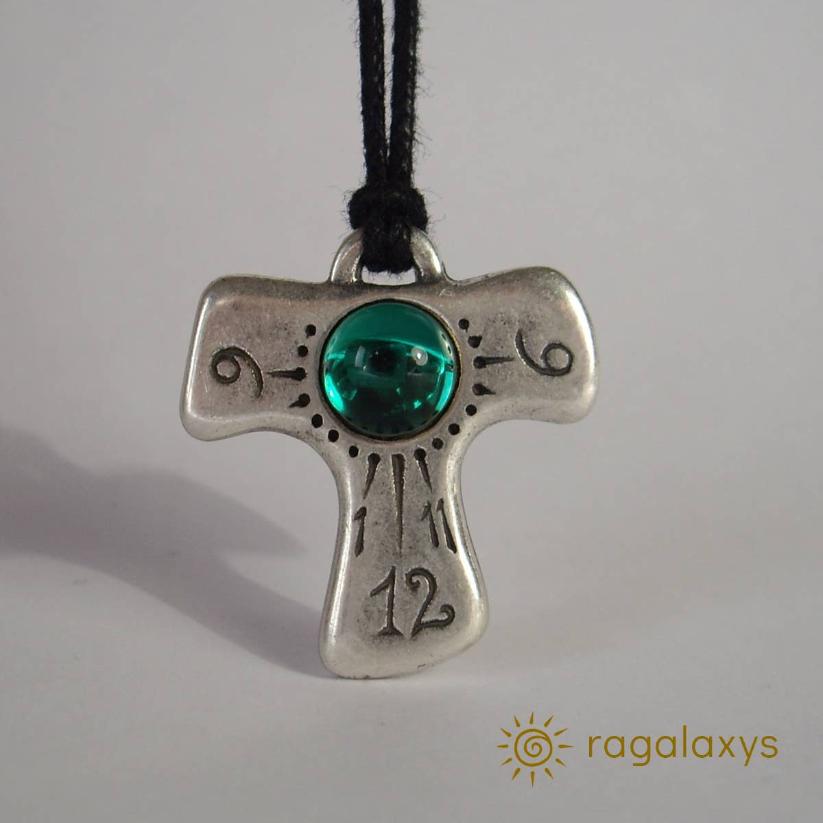 Ragalaxys – wholesale Pendant/charm necklace – TAU Sundial Pendant - Extensible cord 45-60cm.3
