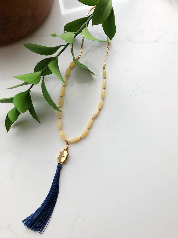 Baroque Tassel Necklace for wholesale by Artifacts World