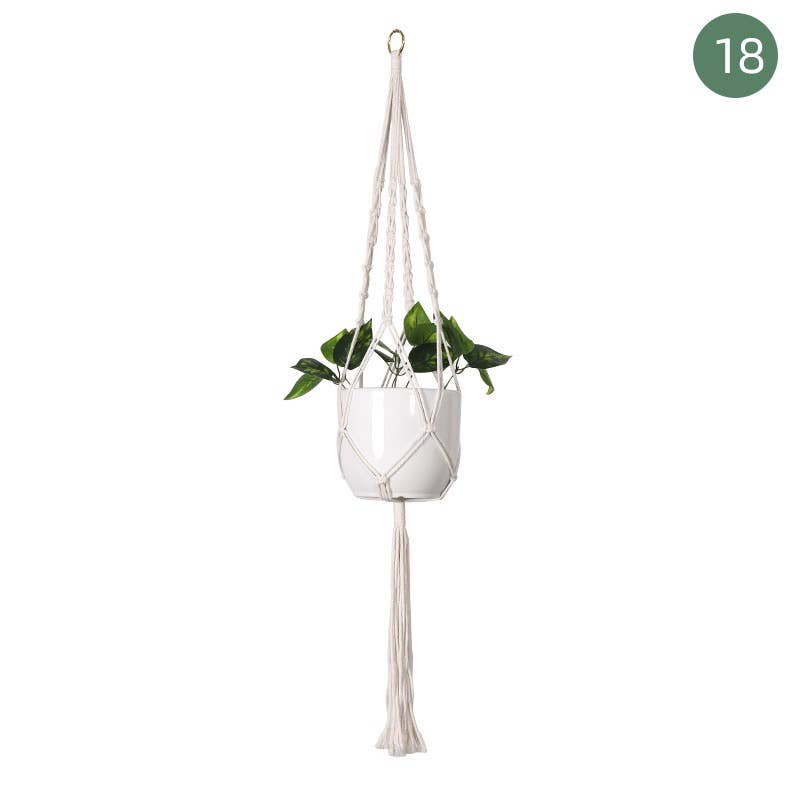 Homerely (We Cover All Import Duties) - Wholesale Hanging Planter - Handmade Macrame Plant Hangers (Plants and pots excluded)16