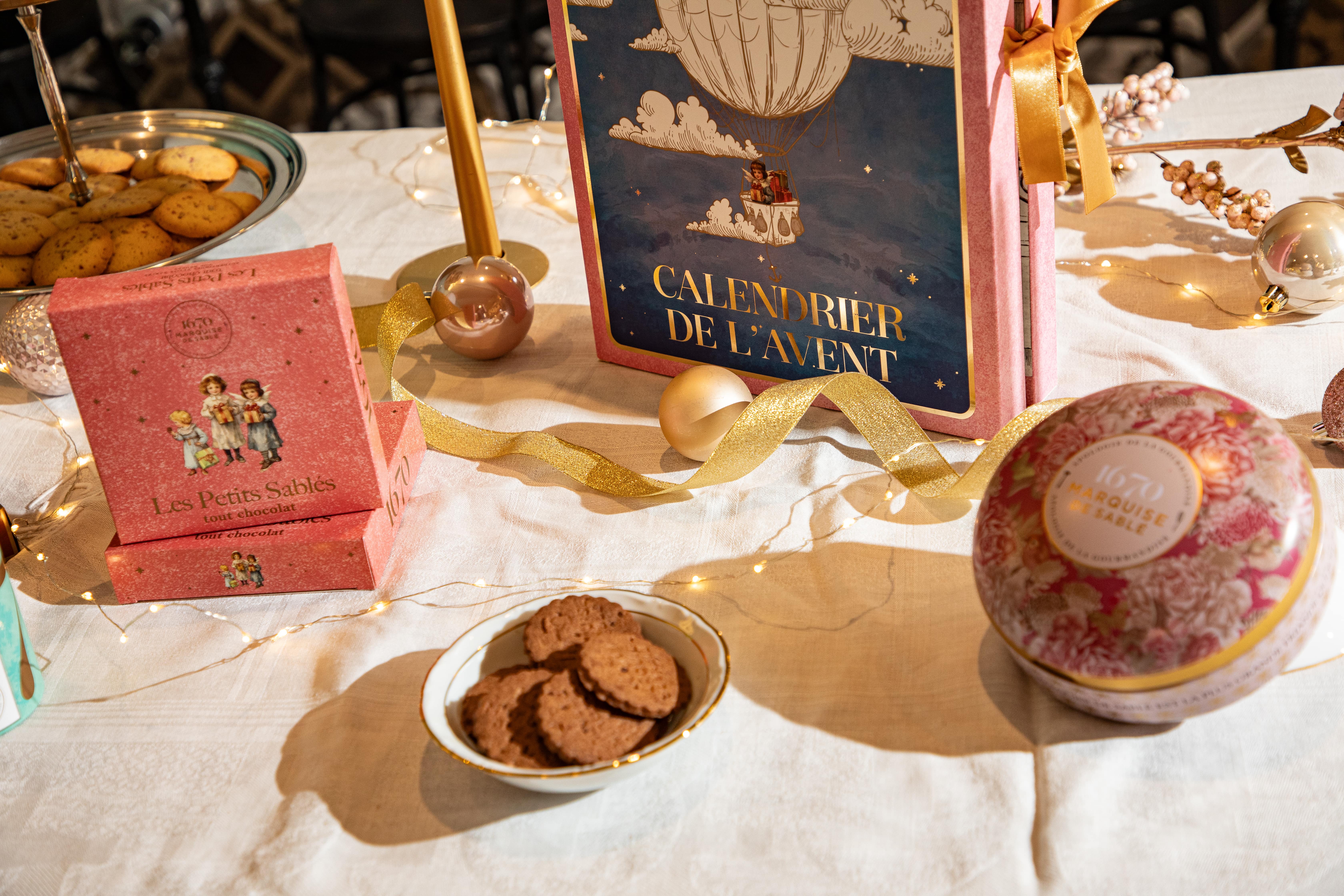 LA SABLESIENNE - Wholesale Cookie - Advent calendar shortbread cookies assortment 450g2