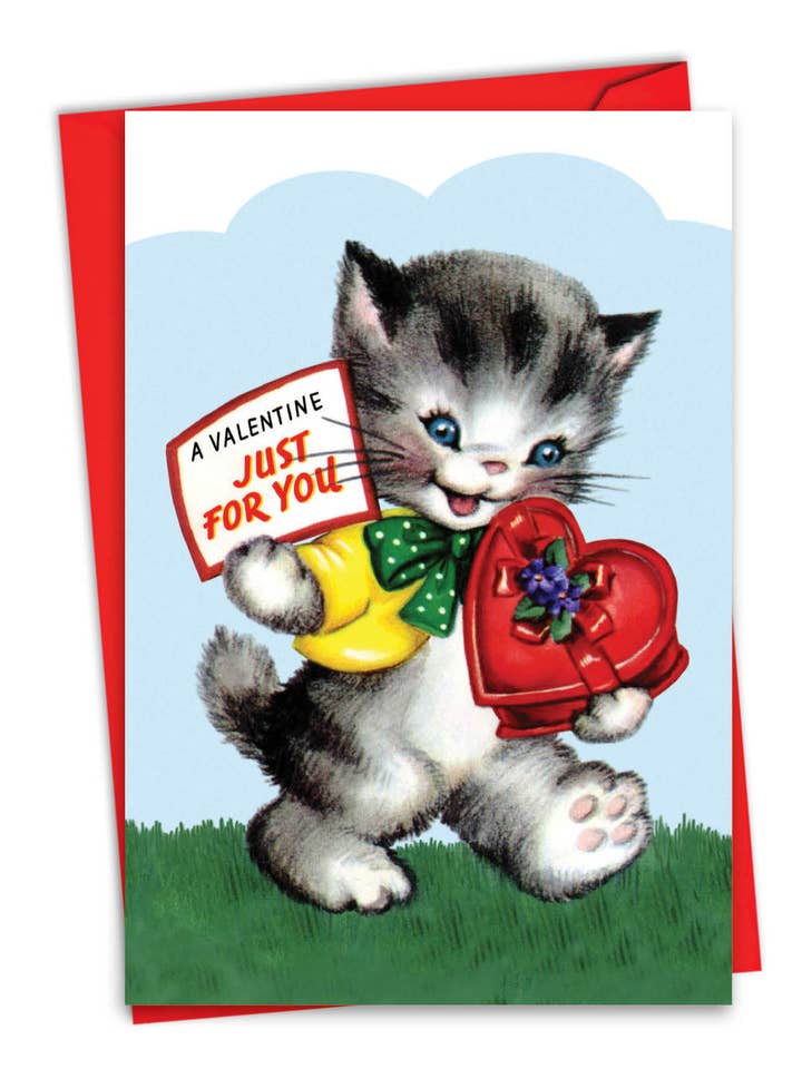 Carte de Saint-Valentin - Vintage Kids pour la vente par NobleWorks
