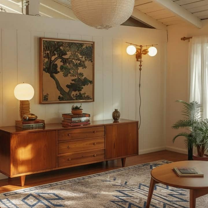 Contemporary South-Western Blue Beige Indoor Area/Runner Rug for wholesale on Faire10