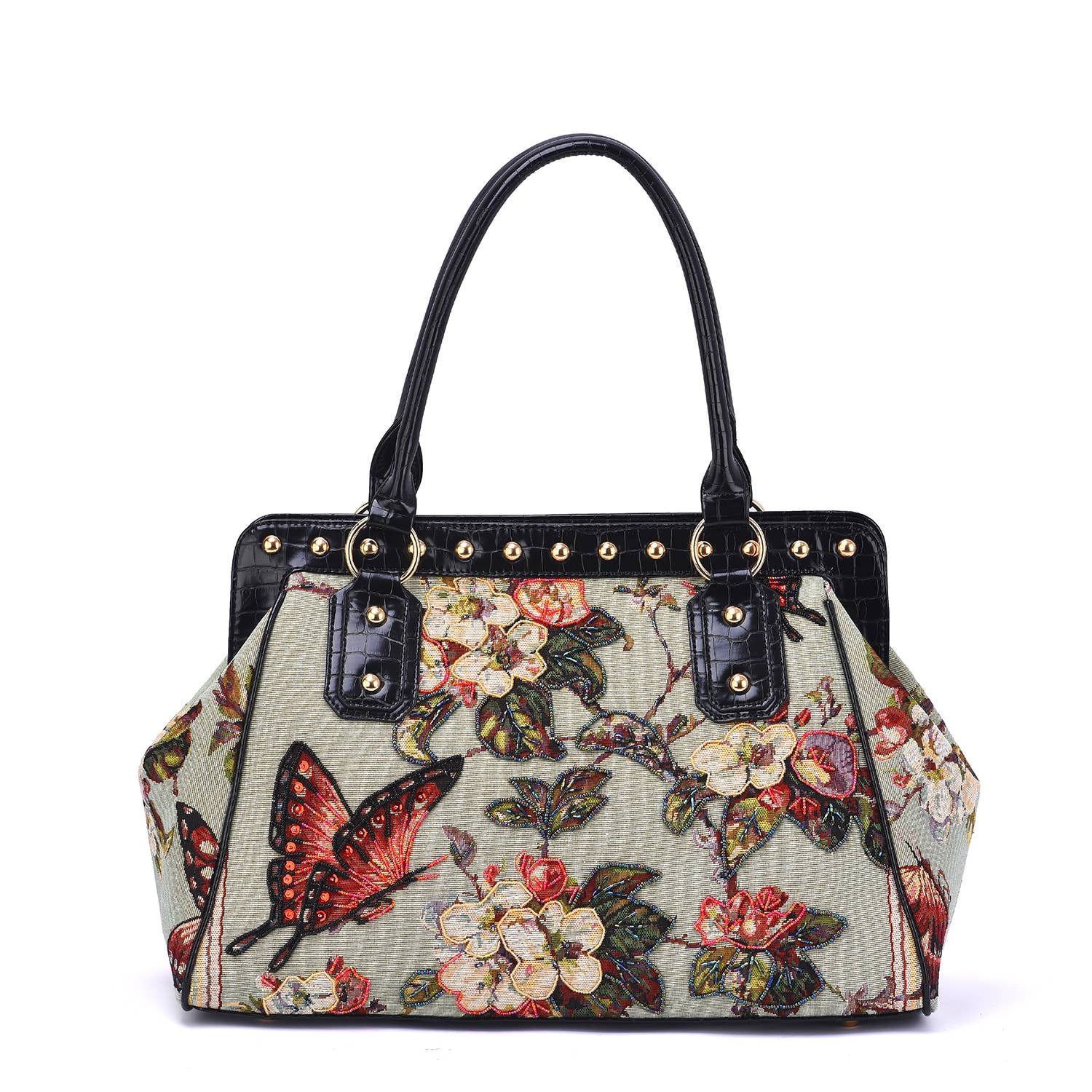 Mellow World - Wholesale Tote Bag - Women's - Flower Shop Vintage Hand Beaded Bag11