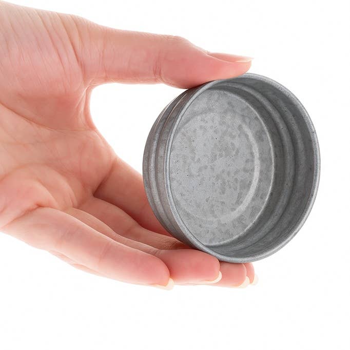 Galvanized Metal Small Mouth Mason Jar Lid  for wholesale on Faire2