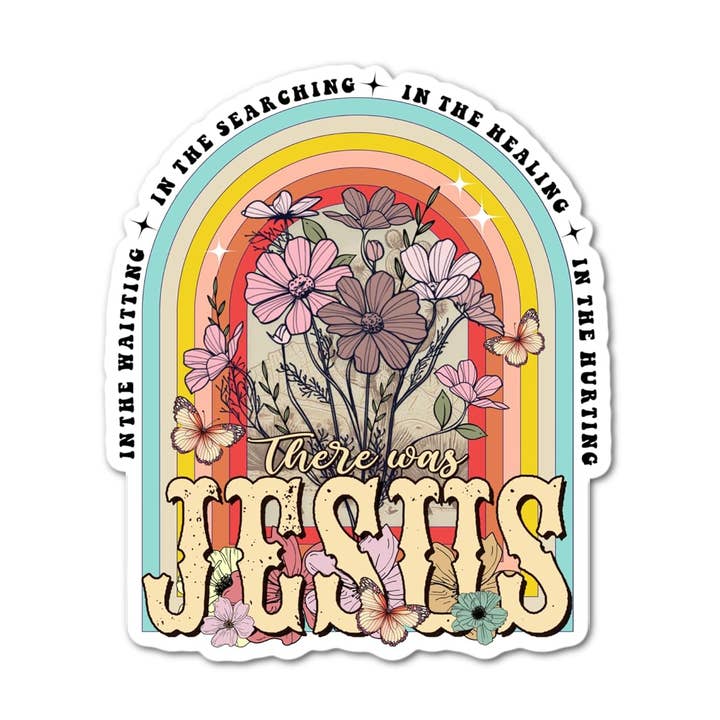 In the waiting in the searching in the healing Sticker for wholesale by Lyrical River Designs