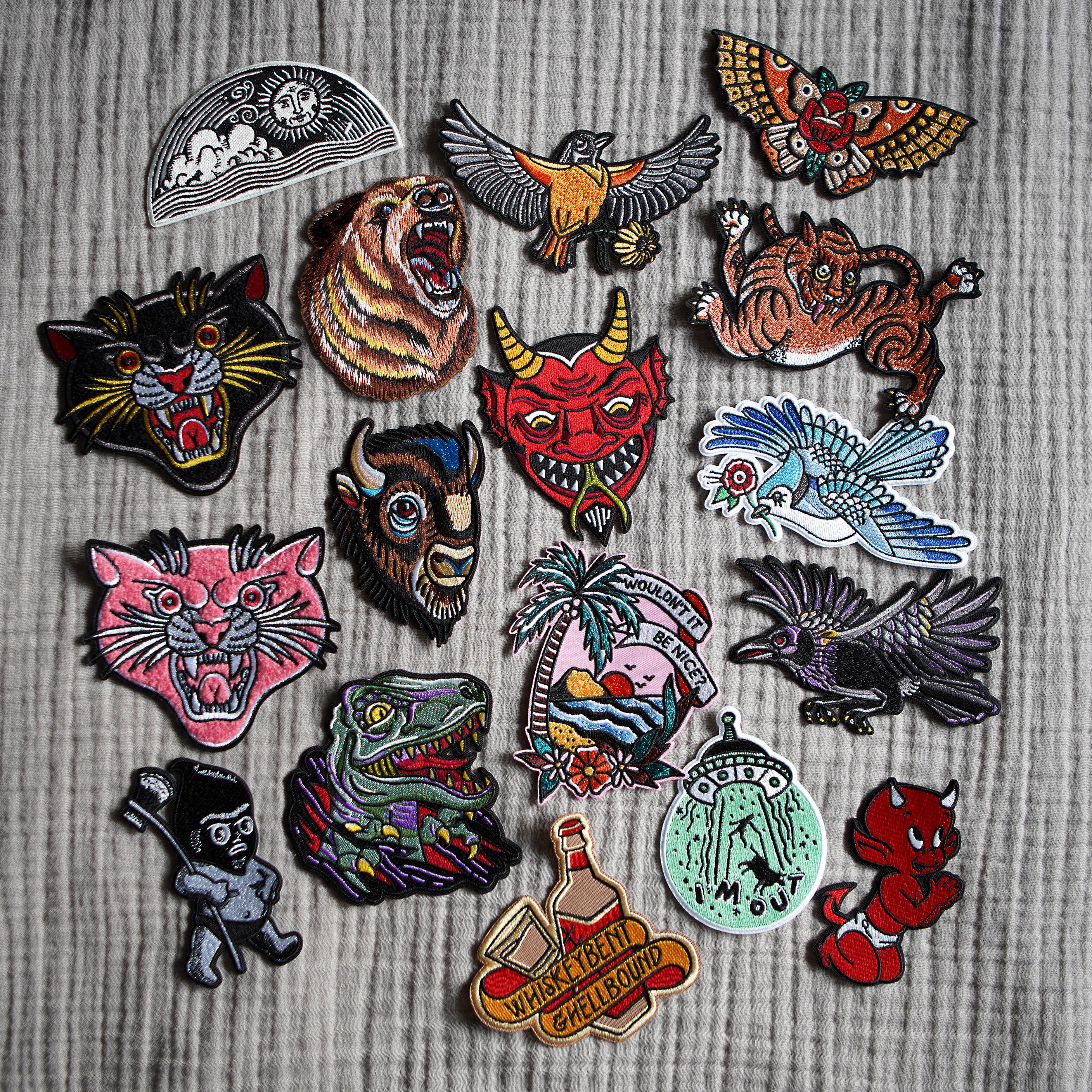 Stuntin Goods - Wholesale Patch - Black Panther Chenille Patch4